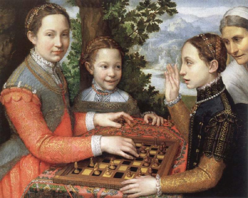 Sofonisba Anguissola the chess game Germany oil painting art